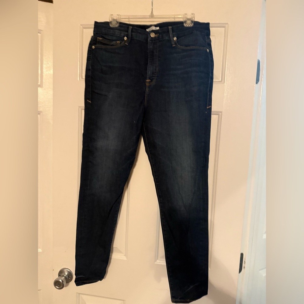 Good American Dark Blue Jeans